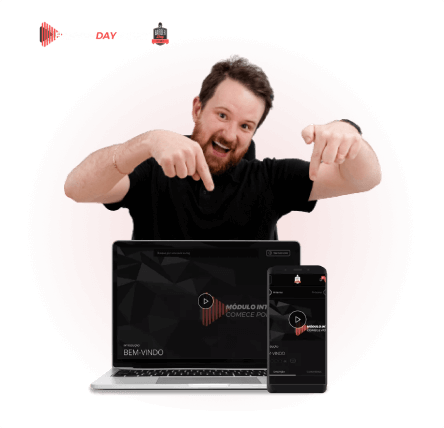  mockup computador e celular da area de membros do curso